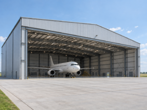 Custom Large Span Steel Aircraft Hangar
