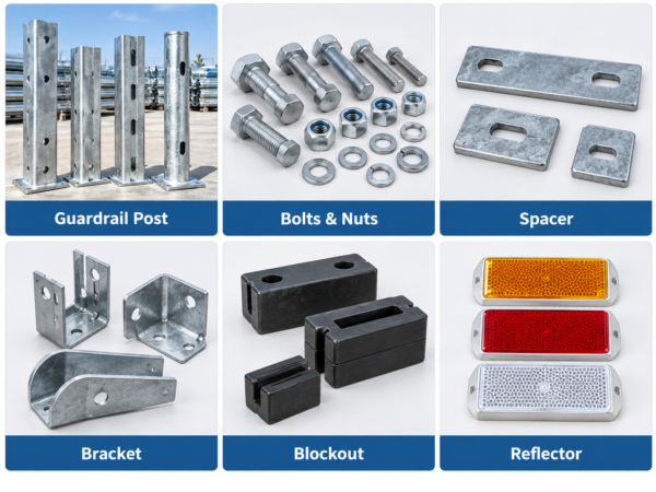 Cost-Effective Highway Guardrail Accessories for Low Traffic Roads