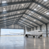 3 Custom Large Span Steel Aircraft Hangar