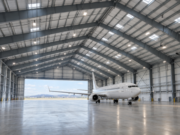 3 Custom Large Span Steel Aircraft Hangar