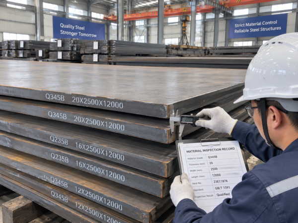 3 Custom Welded H-Section Steel Beams and Columns