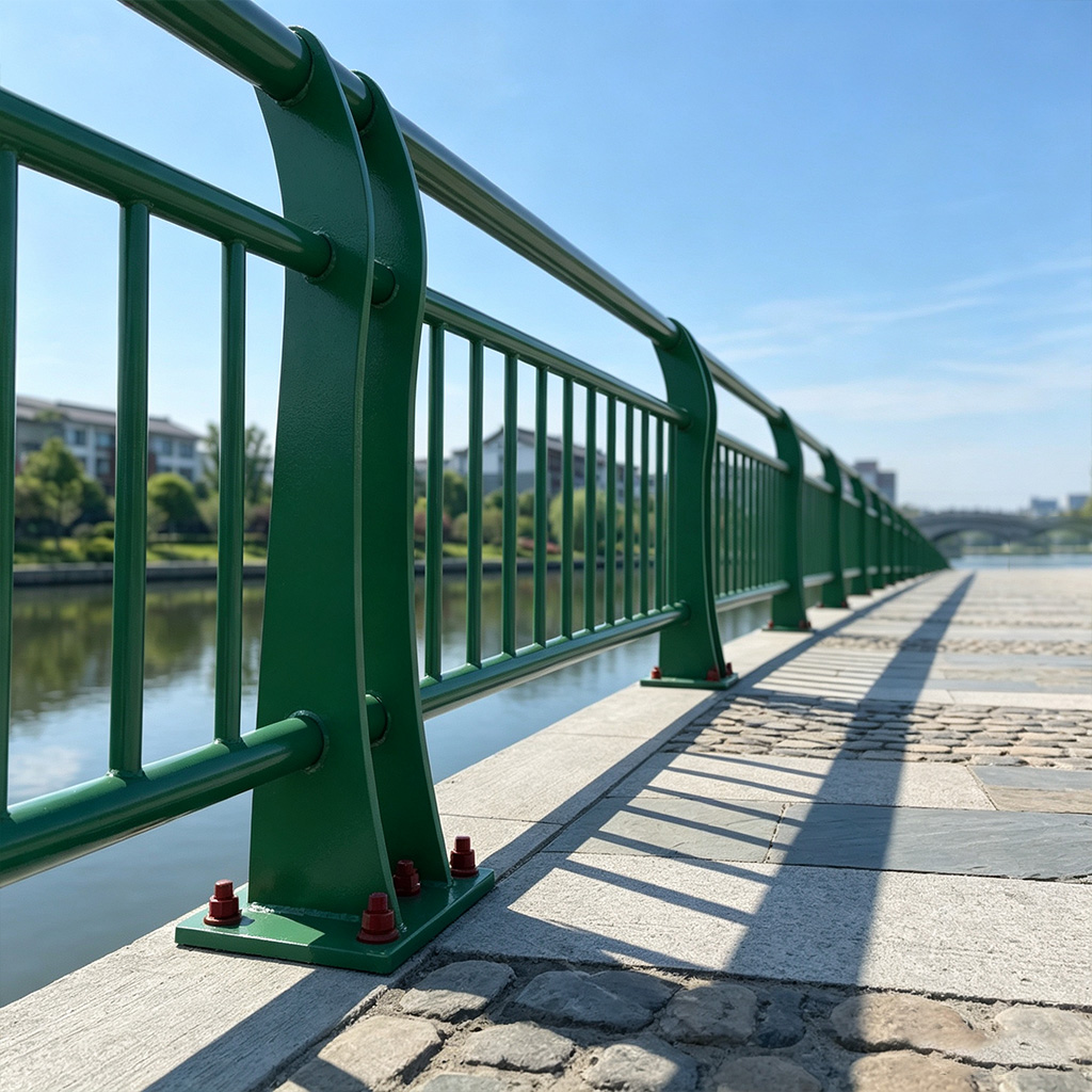 River Guardrail Manufacturer | Custom Steel Riverside Safety Railing
