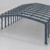 4 Custom Large Span Steel Aircraft Hangar