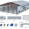 4 Prefabricated Steel Structure Warehouse