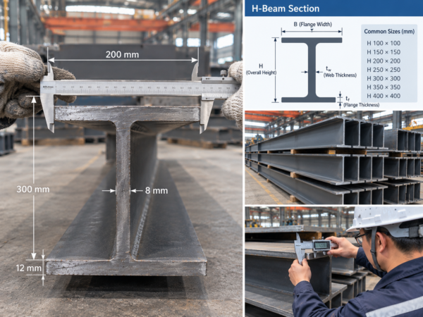 8 Heavy Duty Box Section Steel Columns and Beams