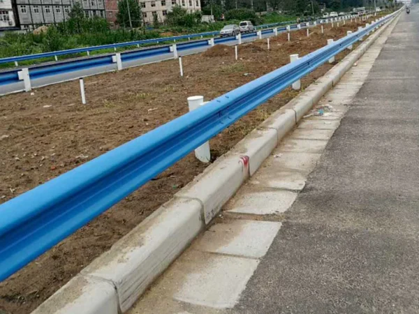 Powder-Coated-Steel-bg5 Powder Coated W Beam Steel Highway Guardrail Barrier
