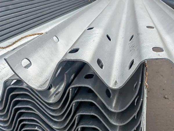 Powder-Coated-Steel-img Traffic Road Steel Barrier | W Beam Crowd Control Barrier