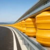 Highway Roller Barrier System with Impact Absorption for Road Safety