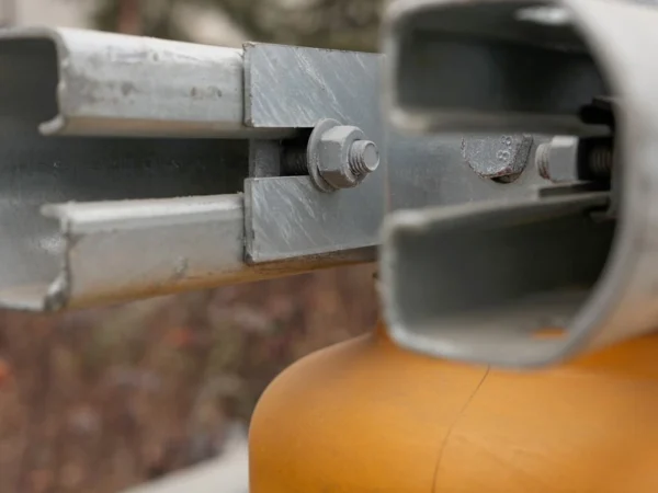 Highway Roller Barrier System with Impact Absorption for Road Safety
