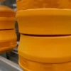 Highway Roller Barrier System with Impact Absorption for Road Safety