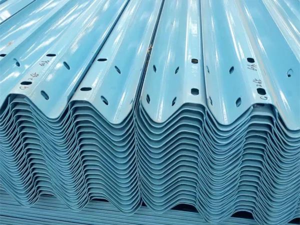 Powder-Coated-Steel-img2 Traffic Road Steel Barrier | W Beam Crowd Control Barrier