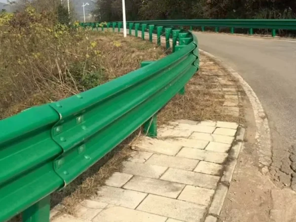 Powder-Coated-Steel3 Powder Coated Steel Highway Guardrail for Road Safety