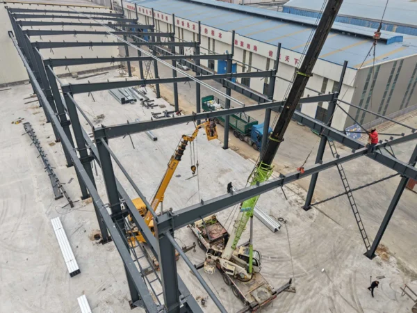 Traffic-Safety-Facilities36-5 Prefabricated Steel Frame Structure Building for Warehouse