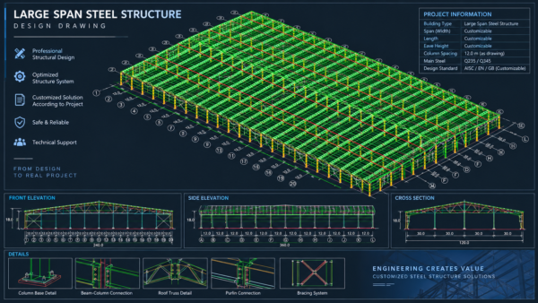 Large Span Steel Building