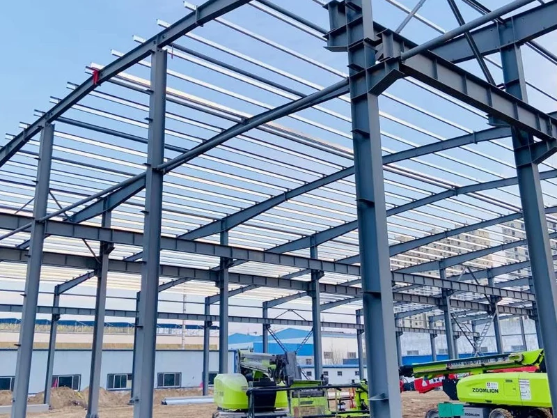 Prefabricated Steel Workshop with PIR & Rock Wool Panels