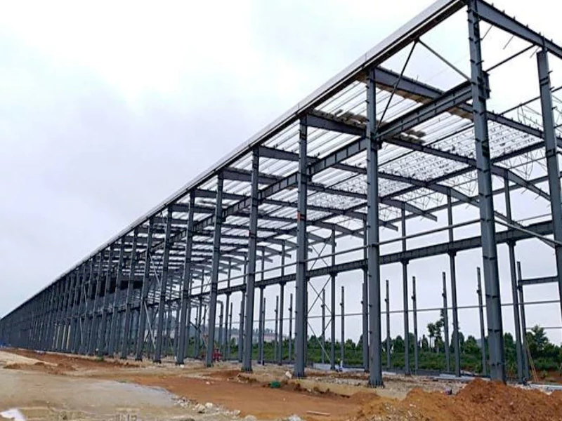 Multi-Story Steel Structure Warehouse Building Construction